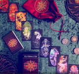 Tarot Bundle with Companion Grimoire: The Children of Litha and The Nameless One tarot deck set with The Nameless One Companion Grimoire