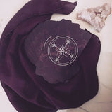 Tarot Reading Cloth - 100% Silk Hand-Dyed