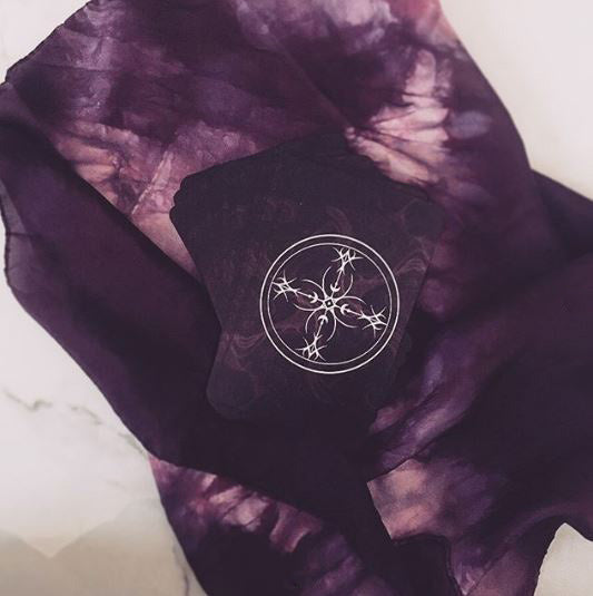 Tarot Reading Cloth - 100% Silk Hand-Dyed – Xia Hunt