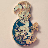 The Hanged One Mermaid enamel pin
