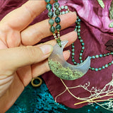 Moss Moon Mala