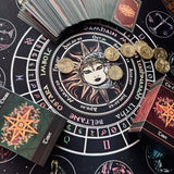 Radiant Astrology Divination Mat & Decan Wheel (Medium: 22”x22”)