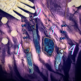 Blue Sky Shadow - Kyanite Talisman Necklaces