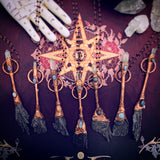 Fly the Midnight Sky - Black "Broom" Kyanite Talisman Necklaces