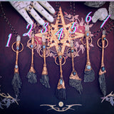 Fly the Midnight Sky - Black "Broom" Kyanite Talisman Necklaces