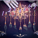 Fly the Midnight Sky - Black "Broom" Kyanite Talisman Necklaces