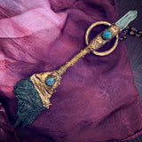 Fly the Midnight Sky - Black "Broom" Kyanite Talisman Necklaces