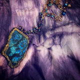 Blue Sky Shadow - Kyanite Talisman Necklaces