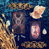 Tarot Bundle with Companion Grimoire: The Children of Litha and The Nameless One tarot deck set with The Nameless One Companion Grimoire