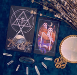 Tarot Bundle with Companion Grimoire: The Children of Litha and The Nameless One tarot deck set with The Nameless One Companion Grimoire