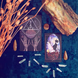 Tarot Bundle with Companion Grimoire: The Children of Litha and The Nameless One tarot deck set with The Nameless One Companion Grimoire