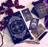 Tarot Bundle with Companion Grimoire: The Children of Litha and The Nameless One tarot deck set with The Nameless One Companion Grimoire