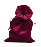Velvet travel pouch for tarot deck - Black or Wine